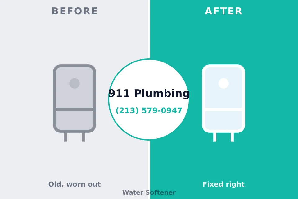 Before and after: plumbing repair Salem, WV